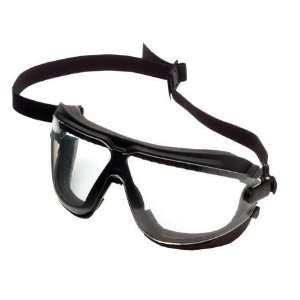  3M Lexa Dust Goggle Gear Large Black Frame With Clear Lens 
