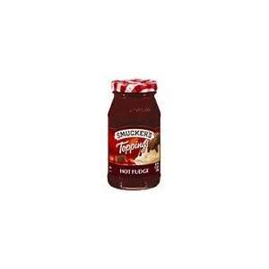 Smuckers Toppings, Hot Fudge, 11.75 Oz. Jar  Grocery 