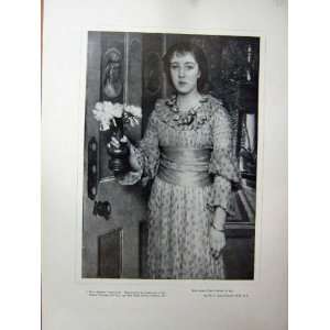  1909 ART JOURNAL PORTRAIT MISS ANNA ALMA TADEMA LADY