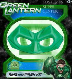 The Green Lantern Eye Mask & Ring Kit R0201  