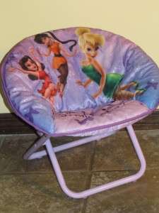 Disney Girls Tinkerbell Pixie Posies Mini Saucer Chair  