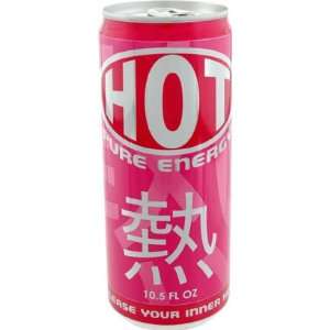  Hot Pure Energy Drink 24 10.5oz Cans