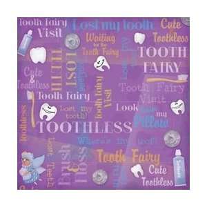  New   Tooth Fairy Paper 12X12   Toothless Collage by Karen 