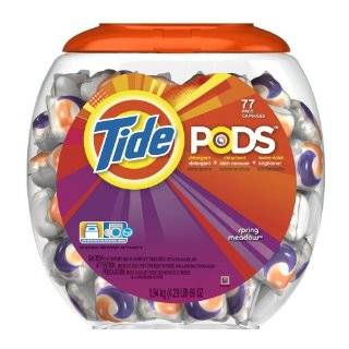 Tide Pods Detergent, Spring Meadow, 69 Ounce, 77 Count
