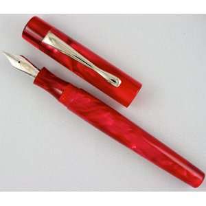  Edison Hudson Ruby Red Extra Fine Point Fountain Pen 