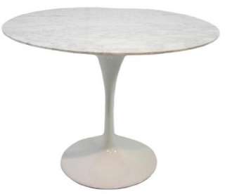Eero Saarinen Tulip style Marble Top Dining Table 40  