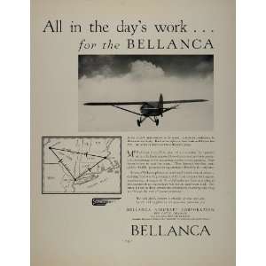  1931 Vintage Ad Bellanca Aircraft New Castle Delaware 