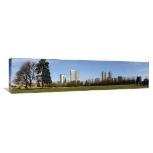 Bellevue, WA Skyline   Gallery Wrapped Canvas   Museum Quality  Size 