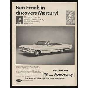   Ben Franklin NY Mercury Marauder Convertible Print Ad (10350) Home