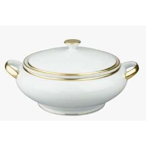  Raynaud Fontainebleau Gold Covered Vegetable Dish 34 Oz 