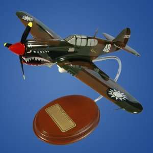 40E Flying Tigers Quality Desktop Wood Model Plane Display / Unique 