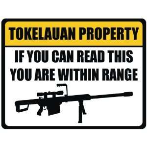 New Caution  Tokelauan Property  Tokelau Parking Sign Country 