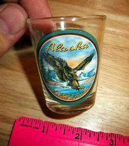 Alaska Collector Shotglass Bald Eagle  