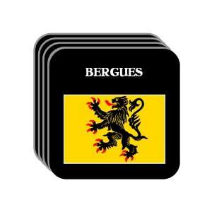  Nord Pas de Calais   BERGUES Set of 4 Mini Mousepad 