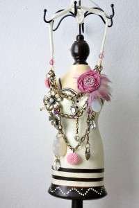 NEW Prima Vintage Trinkets Flowers Metal Jewelry Charm  