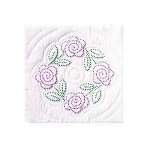  Six 18 White Quilt Squares/Fo