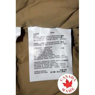 MADE IN CANADA WOOLRICH DUCK DOWN MENS ARCTIC PARKA   LDG GREEN 