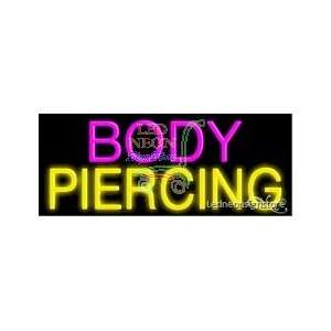  Body Piercing Neon Sign