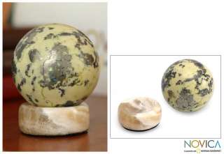 MOTHER NATURE~Hand Carved Serpentine Sphere~Gemstone~  