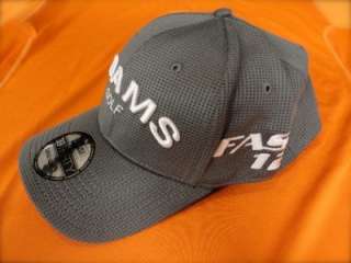   2012 Adams FAST 12 Sports Mesh Fitted Golf Hat/Cap GRAY L/XL  