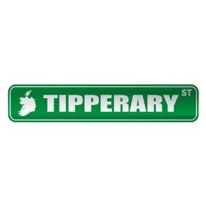   TIPPERARY ST  STREET SIGN CITY IRELAND