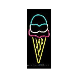 Ice Cream Cones Neon Sign 32 x 13
