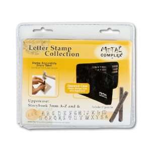  3mm Upper Case 27 pc. Storybook Alphabet Metal Stamp Set 