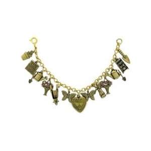   Victorian Style Garden Charm Bracelet Womens Jewelry Jewelry