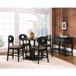  Optima Counter Height Dining Table in Multi Step Black 