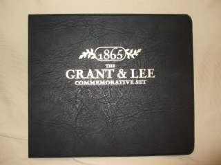 GRANT & LEE Commemorative Set   medals, stamps, & SIGNED print  