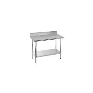   Work Table w/ 5 in Splash, 430 Stainless Top, 30 in W