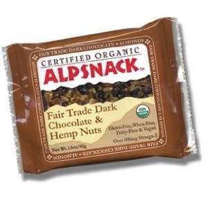 Alpsnack   Fair Trade Dark Chocolate 12pk  Grocery 