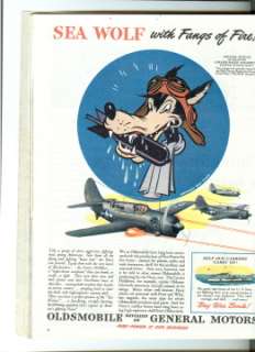 The AMERICAN magazine D 1944 WWII War Bonds WALT DISNEY  