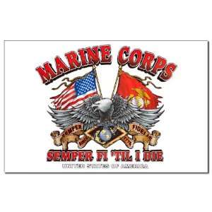    Mini Poster Print Marine Corps Semper Fi Til I Die 