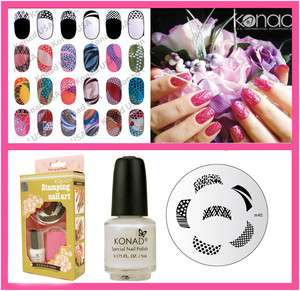 Konad Stamping Nail Art Basic Set S Include M45 French  