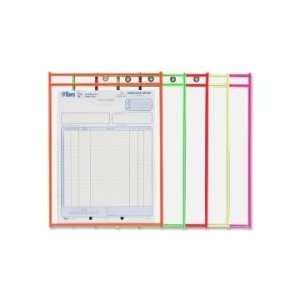  C line Neon Colored Stitched Shop Ticket Holder  Assorted 