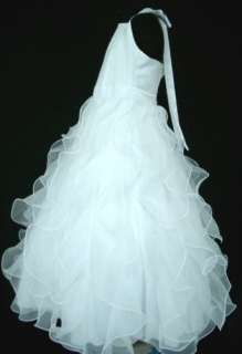   Confirmation White Flower Girl Dress Size 8 to 12 NWT Australia  