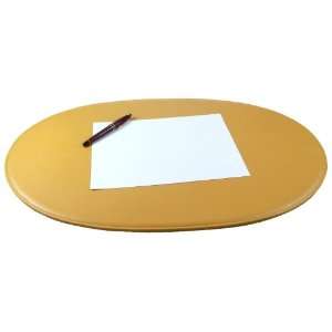   Desk Blotter   Oval   25.5 x 15.7   Smooth Cow Leather   Pink