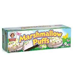 Little Debbie, Marshmallow Puffs, 8 Cookies Per Box (Pack of 3)
