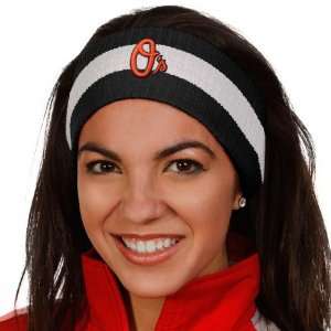   Orioles Ladies Black Big Ski Knit Headband