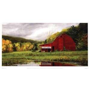  Vermont Barn   Poster by John Haag (10x19)