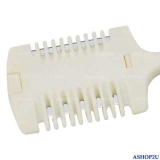 Razor Hair Style Thinning Cutter shaper Comb 2 Blades  