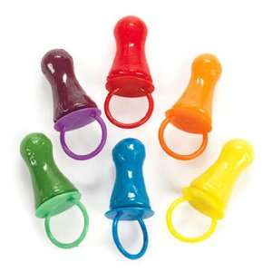 Bight Colored Pacifer Ring Suckers (1 dz)  Grocery 