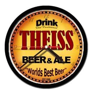  THEISS beer and ale cerveza wall clock 