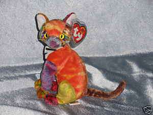 2000 Ty Beanie Baby Kaleidoscope Cat Born June 24,2000  