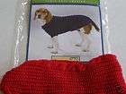 Dog Cable Knit Sweater Red SM Small Silky Pug Casual Ca