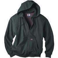 Dickies Black Thermal Lined Hood Fleece Jacket Size XL  