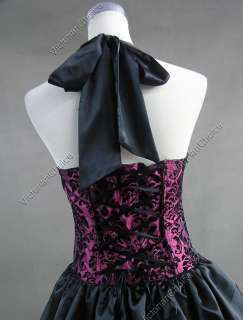   our size chart includes 1 gothic satin dress with brocade corset each