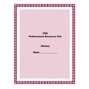  The CDA Prep Binder  Roses Cover Design