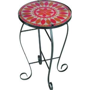  Royce Lighting Indoor/Outdoor Lighted Table Red Quill 
